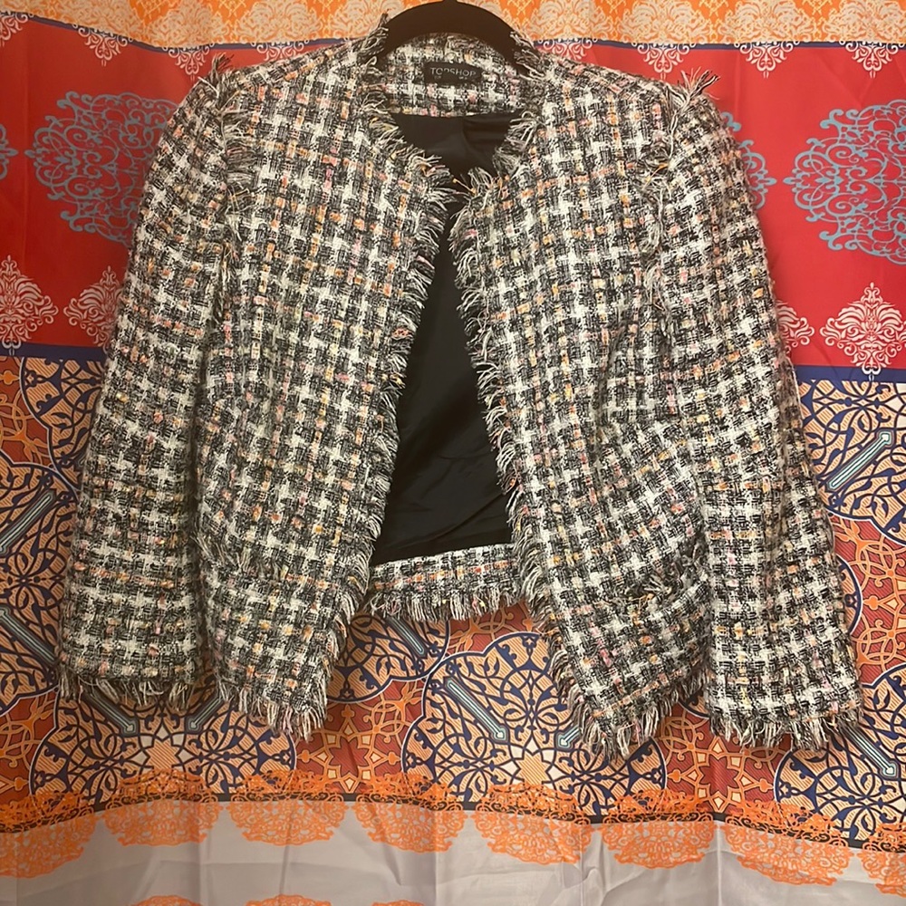 Open Cropped Blazer